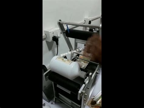 Bottle Labelling Machine - Kopack Semi Automatic Bottle Labelling ...