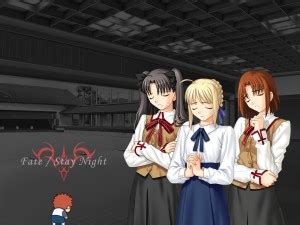 Athah Anime Fate/stay Night Fate Series Saber Shirou Emiya Rin Tohsaka ...