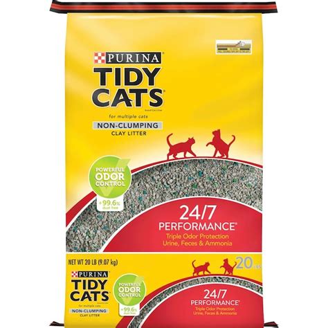 Purina Tidy Cats 24/7 Perf Conv 20lb Gray Scented Clay Cat Litter ...