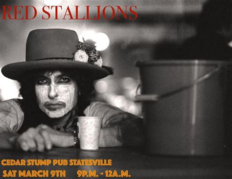 Red Stallions at The Cedar Stump Statesville!, The Cedar Stump Pub ...