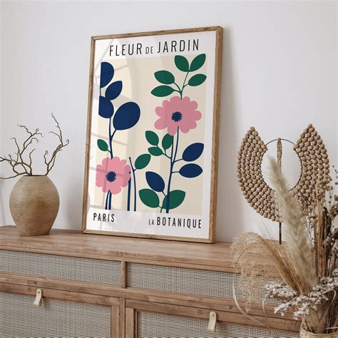 Modern French Market Flower Wall Art - HypeSheriff