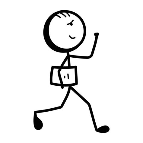Image result for Walking Keyframes Stick Figure