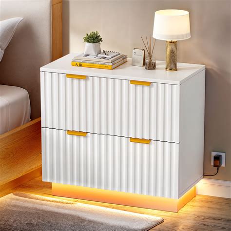 Dextrus 2-Drawer Lateral File Cabinet with LED Light , Large Filing ...