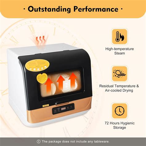 Dfmyhked Countertop Dishwasher Portable Mini Dish Washer With India | Ubuy