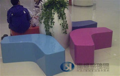 湖北鄂州商场定制海盛创意玻璃钢休闲椅系列 - 深圳市海盛玻璃钢有限公司