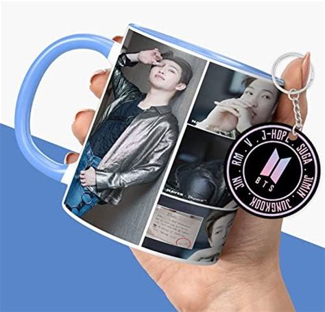 Buy NH10 DESIGNS BTS Printed Mug with Keychain for Girls Boys Birthday ...