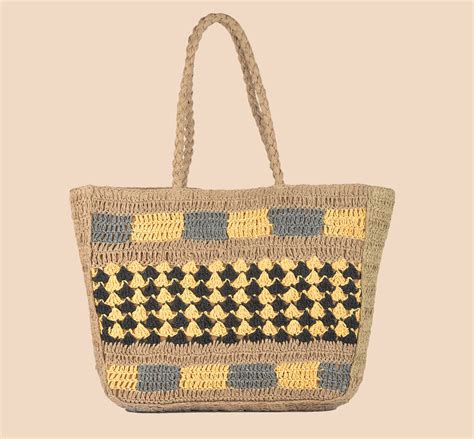 Rubai - Raffia Box Bag