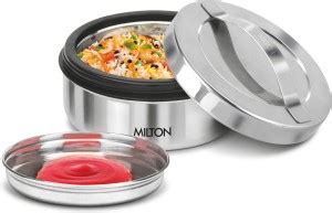 Flipkart.com | MILTON GLAZE 500 2 Containers Stainless Steel Office ...