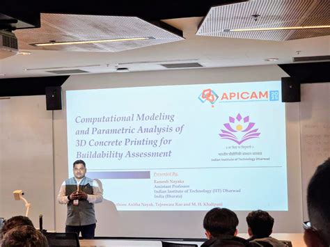 Dr. Ramesh Nayaka presented a technical paper titled "Computational ...