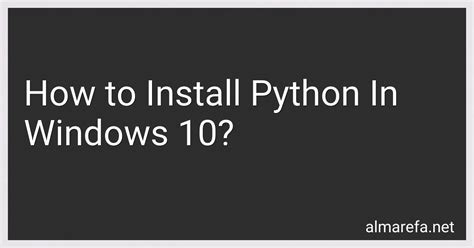 How Use Python in Windows 10 的图像结果
