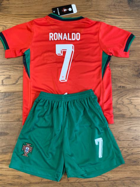 Cristiano Ronaldo Kids Soccer Jersey Kits - Toddler & Youth Sizes ...