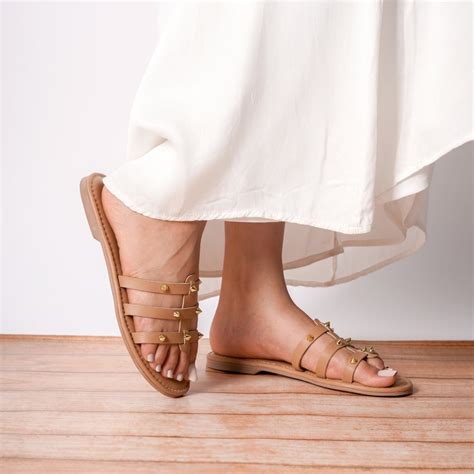 Step Up Your Style Game with women Beige Flats | Indifeet