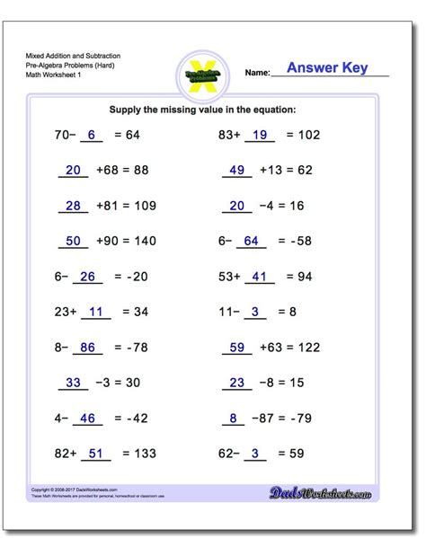 Image result for Addition Problem Combination of Addition Subtraction