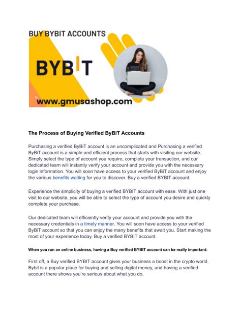 PPT - Buy verified BYBIT account PowerPoint Presentation, free download ...