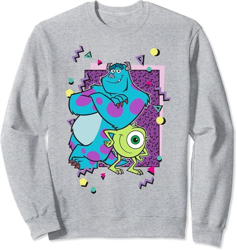 Buy Disney Pixar Monsters Inc. Mike And Sully 90's Style Sweatshirt ...