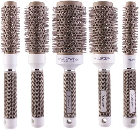 Amazon.com : Aozzy 5PCS Round Brush for Blow Drying, Round Brush Set ...