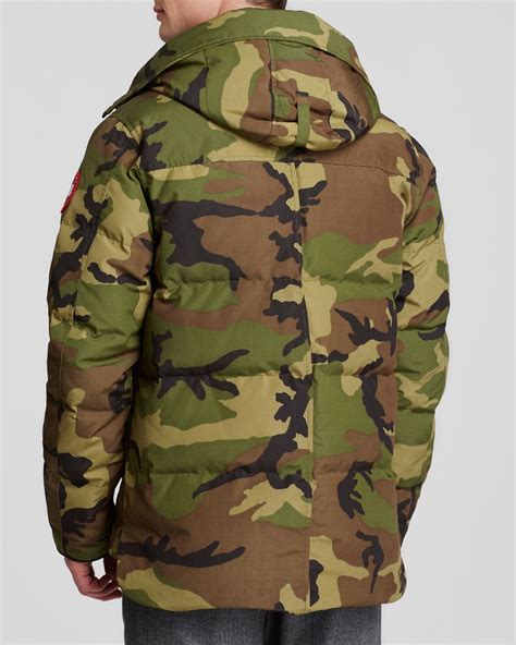 Canada goose Macmillan Camouflage-Print Parka Jacket in Green for Men ...