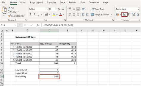 Image result for Excel Generate Conditional Probability Table