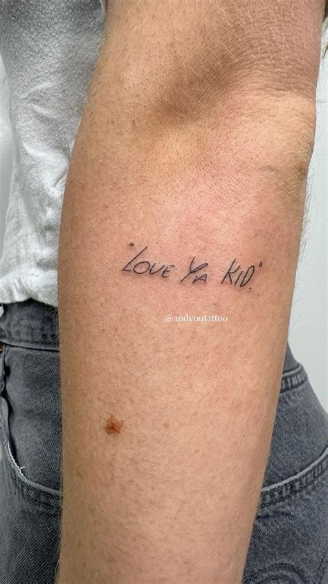 Handwriting tattoo | script | dainty | minimal | sentimental | first ...