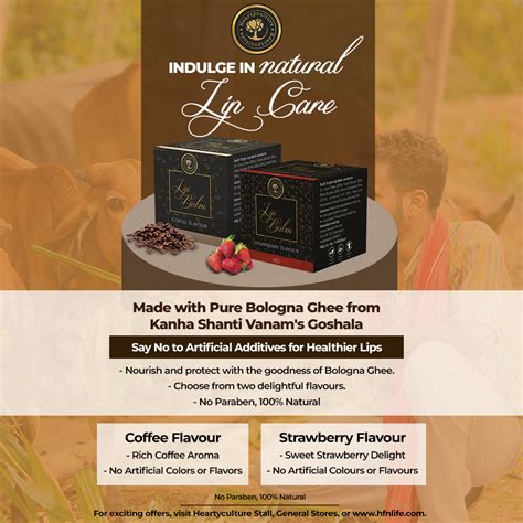 Heartyculture Lip Balm Coffee Flavour 10 gm