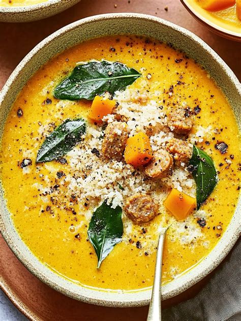 Cozy Up with Butternut Squash Sausage Soup Bliss – Recipessin