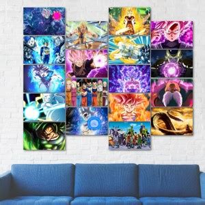 DARGON BALL ANIME WALL POSTER | PACK OF 18 wall collage kit |MANGA ...