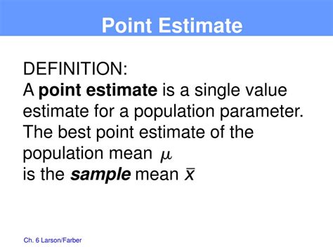 Image result for Point Estimate