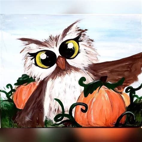 Owl Pumpkin Patch Paint-N-Sip!, EAGLE LANES, Yakima, 18 October 2023 ...