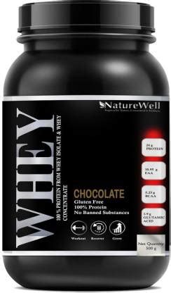 Naturewell Beginners Whey Protein Powder Gym Supplement Chocolate Whey ...