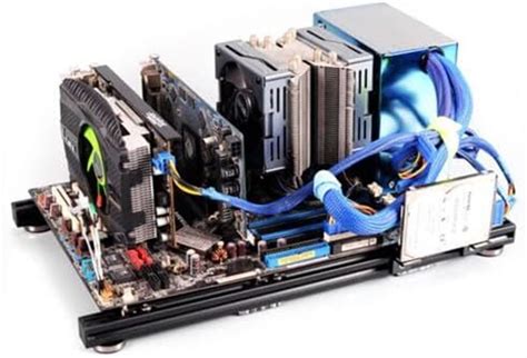 Buy Aluminum Open Air Frame Motherboard Case Rack, Motherboard Chassis ...