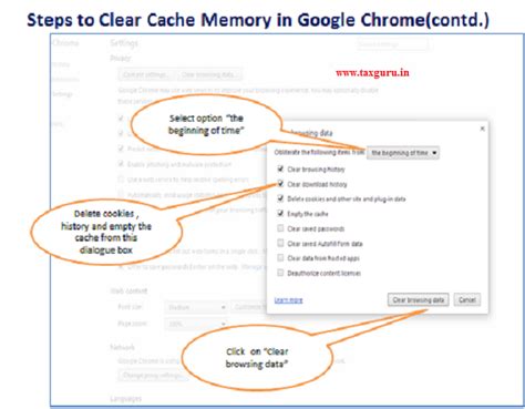 How to Clear Browser cache memory in Internet Explorer, Chrome & Mozilla