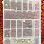 Bulfyss 36 Grid Jewellery Organisers with Adjustable Dividers ...