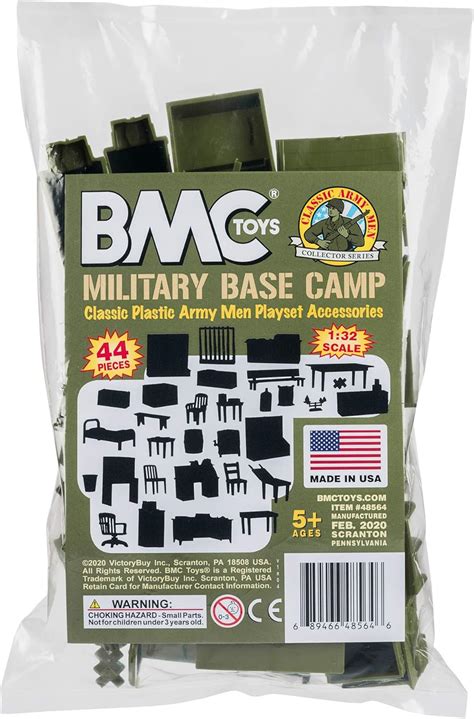 BMC Toys BMC Classic Marx Military Base Camp - 44pc Plastic India | Ubuy