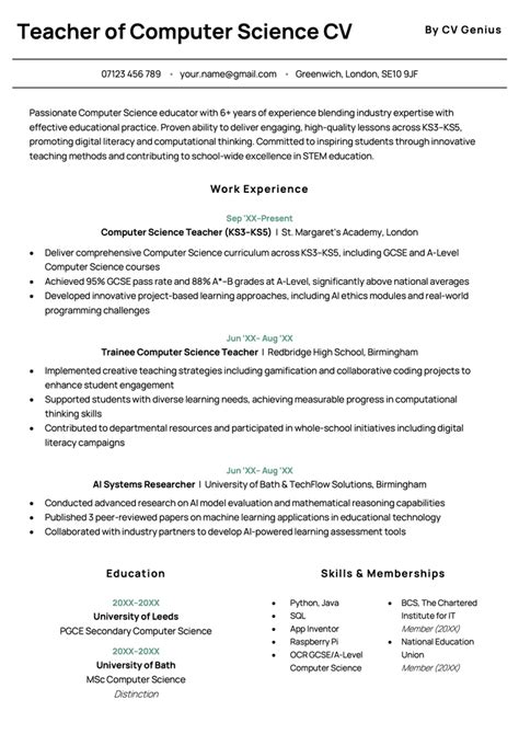 Image result for Examples of CV for Computer Assistant