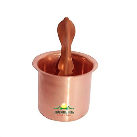 Buy Himshikhar Green World Pooja Samagri Antique Finish Pure Copper ...