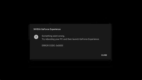 Image result for GeForce Error Code 0X0003 Fix