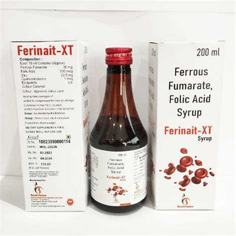 Ferinait-XT Syrup Scotvision Healthcare Pvt. Ltd.