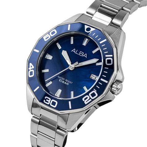 ALBA Active Blue women 36mm Watch Quartz AG8P25X1 – KRISHNA WATCH COMPANY