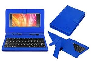 ACM Keyboard Case Compatible with Lava P7 Plus Mobile Flip Cover Stand ...