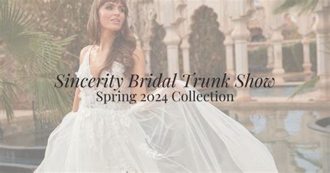 Sincerity Bridal Spring 2024 Trunk Show, 37 N Main St, Ashland, OR ...