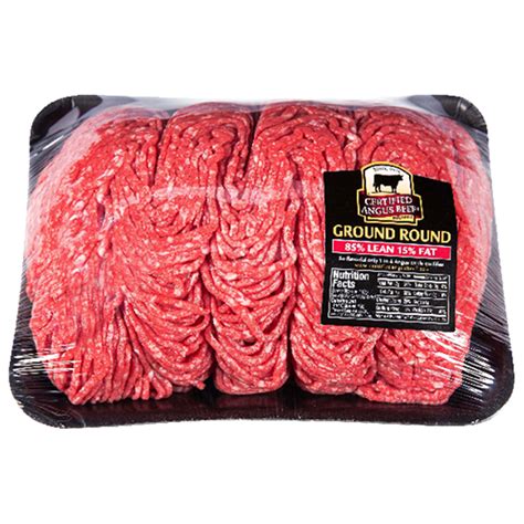 Fresh from Meijer Certified Angus Beef 85/15 Ground Round Family Pack ...