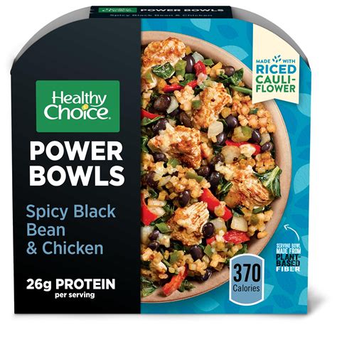 Healthy Choice Power Bowls Spicy Black Beans, Chicken & Riced ...