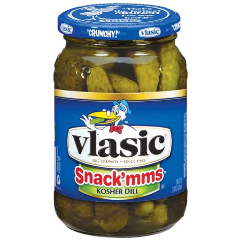 Vlasic Snack'mms Kosher Dill Pickles - 16 fl oz – BrickSeek