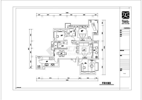 某现代简约风格三室两厅平层公寓房（130平方米）室内装修设计cad全套施工图（含实景图，含设计说明）_装修文档_土木在线