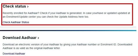 Image result for UIDAI Gov in Status Check Aadhaar Card