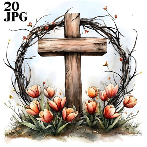 20 Cross Clipart, Religious Clipart, Easter Clipart, Christian Clipart ...