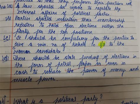 how can the growing role of money and muscle power in political parties ...