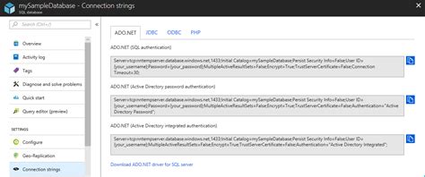 Image result for MySQL SQL Server Connection String