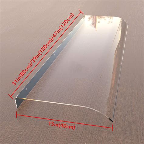 Buy Clear Rain Canopy Awning for Door and Window, Modern Polycarbonate ...