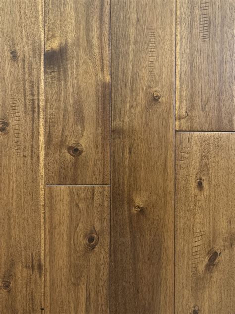 Chestnut | Hand-scraped Asian Walnut 3/4" × 5" - Carolina Floor Covering